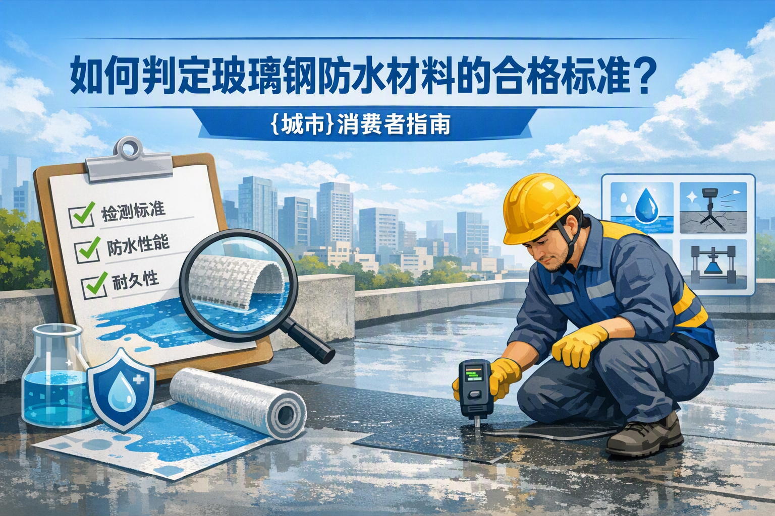 如何判定玻璃钢防水材料的合格标准? 晋中 消费者指南
