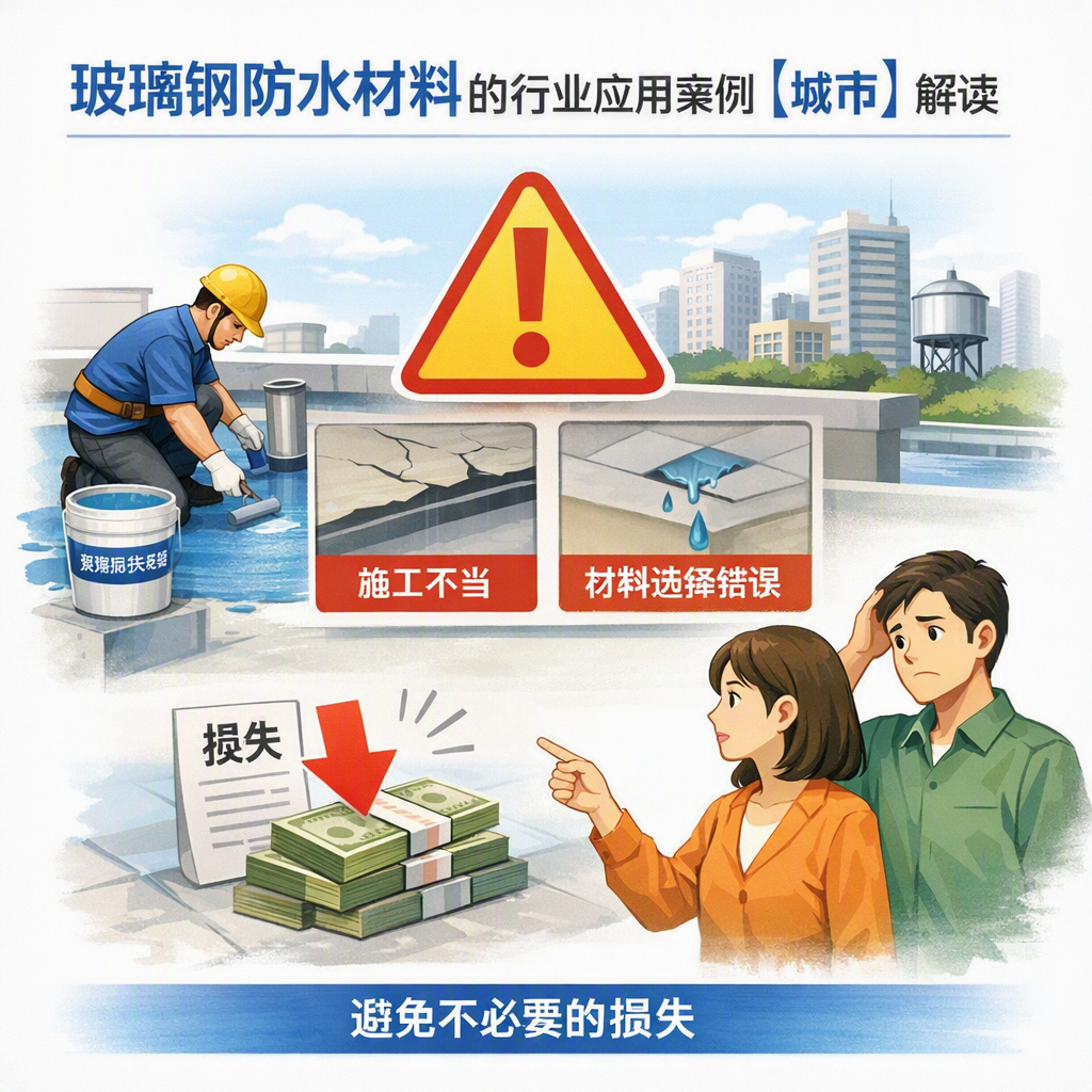 玻璃钢防水材料的行业应用案例，晋中解读