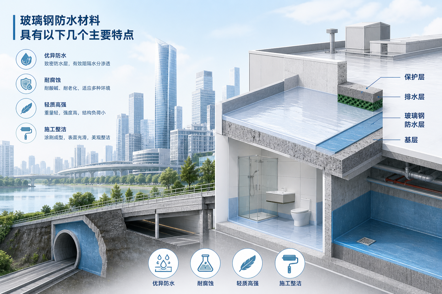 2023年玻璃钢防水材料市场趋势分析，关注 晋中 发展